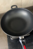 爱仕达无油烟不粘锅炒锅 硬氧耐磨耐用油你控炒菜锅32cm 明火电磁炉通用 炒锅 红色配件 32cm 实拍图
