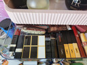 EACHY化妆品收纳盒桌面防尘高级感大容量梳妆台护肤品置物架-粉色 实拍图