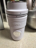 膳魔师（THERMOS）榨汁杯榨汁机小型便携制冷水杯果汁机水杯一体家用果蔬可充电果汁杯冰沙机奶昔机搅拌杯打汁随行杯 【长效制冷】冬雪白 实拍图