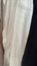 优衣库女装法国麻衬衫长袖衬衣上衣空调衫薄外套475647 00 白色 M /160/84A 实拍图