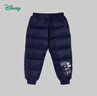 迪士尼(Disney)童装 男童羽绒裤保暖舒适冬季儿童防寒长裤 藏青 140 实拍图