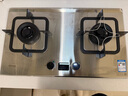 林内（Rinnai）燃气灶家用嵌入式天燃气灶【家电国家补贴20%】台嵌两用5.2kW双眼猛火定时灶具 不锈钢2E08MTX 实拍图