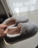 京东京造【厚底防滑】棉拖鞋男秋冬拖鞋室内居家毛拖保暖半包碳灰色44-45 实拍图