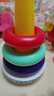 MKBIBI叠叠乐婴儿套圈玩具早教不倒翁彩虹套圈环积木1-3岁生日礼物 实拍图