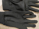 迪卡侬户外运动男女跑步健身骑行轻薄舒适保暖触屏手套纯黑色M-4564125 实拍图