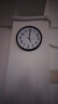 北极星（POLARIS）挂钟时尚创意客厅钟表静音简约石英钟30cm 2842黑色 实拍图