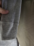 顶瓜瓜顶呱呱秋衣秋裤男纯棉抗菌情侣圆领薄款保暖内衣套装男中性灰175 实拍图