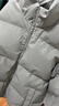 特步（XTEP）80%绒短款羽绒服男女款冬季新款保暖防风加厚外套男 天灰色-0115-80%绒 M 实拍图