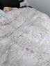 水星家纺羽绒被95%白鹅绒被子冬季加厚冬被芯双人羽绒被220cm×240cm1200g 实拍图