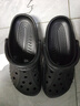 CROCS卡骆驰洞洞鞋贝雅男鞋女鞋轻便耐磨一脚蹬拖鞋休闲鞋|10126 【预售】黑色-001 40 (250mm) 实拍图