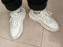 安踏小千禧丨休闲鞋女鞋革面防泼水复古增高厚底软底冬季老爹鞋运动鞋 【革面】泥沙灰/象牙白-6 40 实拍图