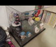 JEKO&JEKO盲盒展示盒手办展示柜泡泡玛特labubu展示架透明收纳盒 透明黑 实拍图