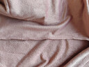 曲果（QUGUO）品牌睡衣女士秋冬季长袖海岛绒冬天薄款绒质秋冬款开衫家居服套装 9937嫣紫色 XL 【建议120-140斤】 实拍图
