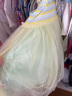 巴拉巴拉童装女连衣裙宝宝夏季儿童裙子甜美网纱裙条纹 黄绿色调00434 100cm 实拍图