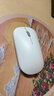 联想（Lenovo）无线蓝牙鼠标轻音鼠标 Air Handle轻音双模鼠标 便携办公鼠标 适用台式机一体机笔记本平板 白 实拍图