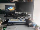 全品屋升降电脑桌升降工作台电脑升降支架台站立式升降办公书桌 气动无级升降-黑桌双层80cm 实拍图
