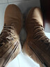 3066新式棕色作战靴男作战鞋超轻高帮侧拉链战术靴透气耐磨训练沙漠靴 棕色新式作战靴 43 /265（原厂正品  两双鞋垫） 实拍图