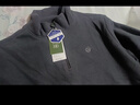 探拓（TECTOP）抓绒衣 户外加厚保暖男抓绒衣纯色立领半开衫柔软舒适抓绒衣 MZRY033 男款黑色 L 实拍图