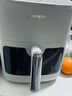 九阳（Joyoung）双热源不用翻面空气炸锅 焱烤 7.8L大容量上可视大视窗不锈钢空炸金属质感外观无油低脂KL80-V587Y 实拍图