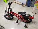 永久（FOREVER）儿童自行车3-6-10-12岁儿童单车男孩童车女童自行车 中国红 一体轮 后座版 14寸【适合身高90-125】 实拍图