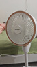 夏普 （SHARP）空气循环扇电风扇家用循环对流低噪大风量净化落地扇摇头节能四季扇立式涡轮换气扇 升级新款【遥控款+净化除菌+台地两用】 实拍图