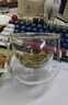 富光花茶杯透明茶杯内胆茶水分离杯办公室玻璃杯子水杯350ml 实拍图