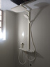 德匠科勒沐浴淋浴花洒全套增压套装恒温加压明装浴室枪灰色智能数显大置物 ks06流星奶油色-冷热版-无腰喷 实拍图