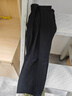 顶峰保罗（Dingfengbaoluo）休闲长裤纯棉宽松直筒裤秋季阔腿工装裤子男HM9901黑色L 实拍图
