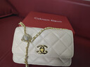 CoknamKtevm包包女款轻奢侈品大牌新款女士单肩斜挎小香风时尚金球送女友老婆 米白G锁-七夕情人节时尚生日礼物礼盒装 实拍图