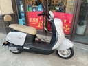 爱玛（AIMA）电动车爱朵优悦电动摩托车长续航成人代步外卖电瓶车 优悦-山雨灰 实拍图