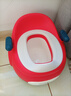 日康（rikang）儿童马桶 宝宝坐便器便盆加高前挡 PU软垫三合一功能 红色X2004-9 实拍图