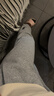 婧麒（JOYNCLEON）孕妇裤春秋外穿休闲运动裤秋款小个子大码卫裤 浅灰 XL jyk28218 实拍图