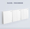 罗格朗（LEGRAND）开关插座面板 仕典/逸景玉兰白 大间距 五孔带双口USB插座 实拍图