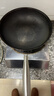 炊大皇 炒锅 304不锈钢炒菜锅煎锅 平底不粘炒锅32cm 可立可视盖不挑灶 实拍图