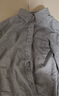 优衣库女装法兰绒衬衫/长袖衬衣481168 04 烟灰色 XL 实拍图
