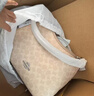 蔻驰（COACH）奥莱女士女包经典标志LAUREL流浪包单肩包斜挎通勤麻将包 SV/沙黄色/灰褐色 实拍图