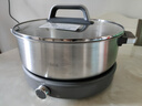 美的（Midea）0涂层电火锅不锈钢火锅专用锅分体可拆全钢速沸电火锅电热锅多功能锅6.5L电煮锅多用途锅HGS30G1 实拍图