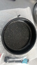 【亏本清仓】韩式麦饭石色不粘锅平底锅铁锅电磁炉不带盖 黑色小煎锅 16cm 实拍图