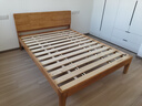 林氏家居全实木床双人床1.8m1.5米主卧大床原木风家具排骨架小满系列PK13A 【高铺夜灯床】全实木床 1.5米x2米 实木排骨架 实拍图