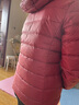 鸭鸭佟丽娅同款轻薄羽绒羽绒服女新款短款修身城市轻户外秋冬外套KXM 酒红色 M 实拍图