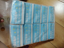 BLUEGUAN蓝冠纸巾抽纸3层68抽*10包可湿水方巾手帕纸餐饮早餐面巾纸卫生纸 实拍图