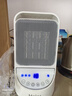 海尔（Haier）取暖器家用暖风机电热台式桌面电暖器省电小型烤火炉浴室婴儿热风机办公室暖脚神器卧室电暖风速热 【无光轻音+恒温省电】定时遥控款HNS1507 实拍图
