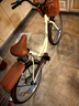 自行车成年人通勤轻便代步休闲学生复古单车上班骑亲子男女士 顶配/单速-黄【双层铝轮】 24寸【145-165cm】 实拍图