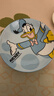 迪士尼8英寸深盘子可爱卡通陶瓷釉下彩耐高温盛儿童少女好看菜盘 乐悠8寸盘-唐老鸭 无规格 实拍图