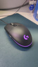 罗技（G）G102 有线游戏鼠标 淡紫色 RGB灯效 轻量化设计 吃鸡鼠标 赛博朋克 200-8000DPI 实拍图