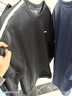 李宁加绒套头无帽卫衣男子秋冬季潮流休闲百搭运动上衣AWDVJ45 实拍图