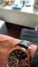沃凯全自动机芯械男士手表高档日历石英表男款潮流时尚手表男名表 时尚款蓝面 实拍图