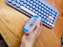 前行者Q1无线鼠标蓝牙双模可充电屏显低音男女生办公小巧便携高颜值电脑笔记本iPad通用人体工学 丁香紫 实拍图