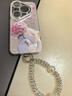 世韩【自带镜头膜】适用华为Pura80Pro手机壳HUAWEI P80Pro/+保护套全包防摔网红高端创意绣球猫带手链 实拍图