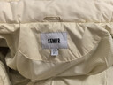 森马（Semir）90%鸭绒羽绒服女长款宽松显瘦冬季轻暖连帽外套防水109725113001 实拍图